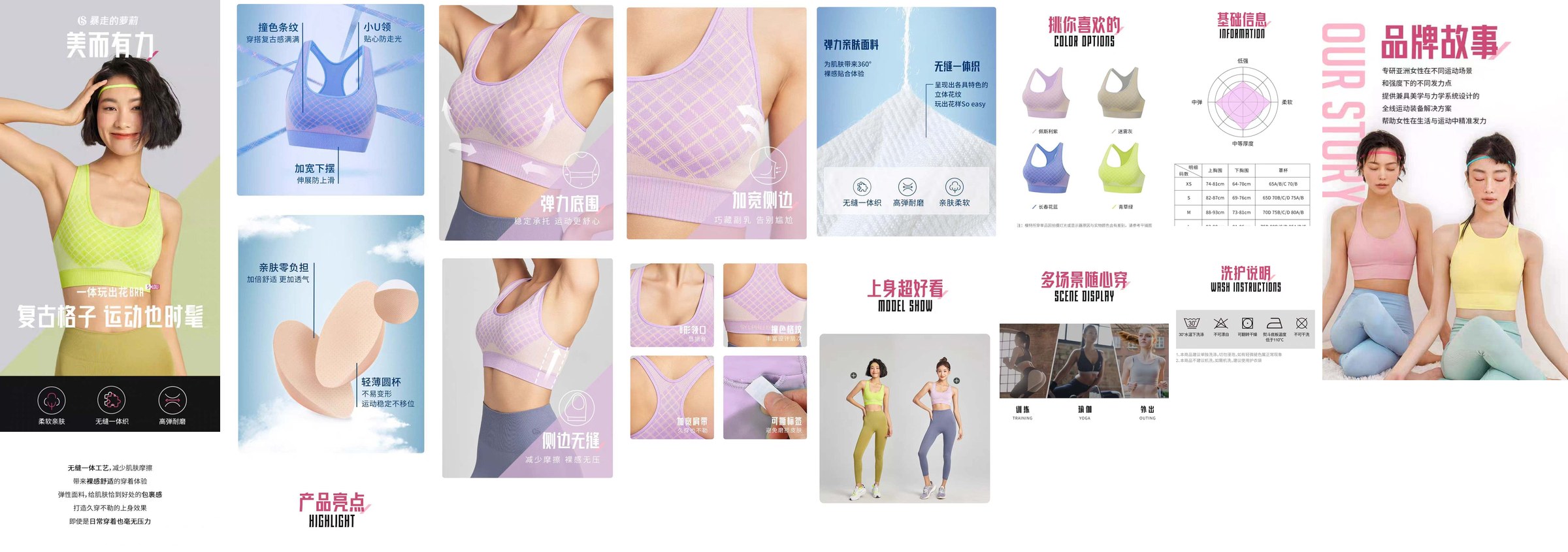 商品详情页模块拼图：主图、卖点、面料、颜色、场景、品牌故事